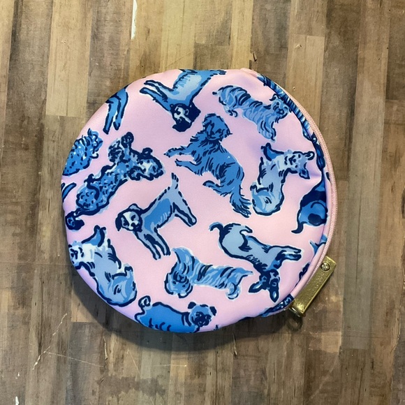 Lilly Pulitzer Tropical Print Pouch and Coin Purse and Mirror - Picture 4 of 7